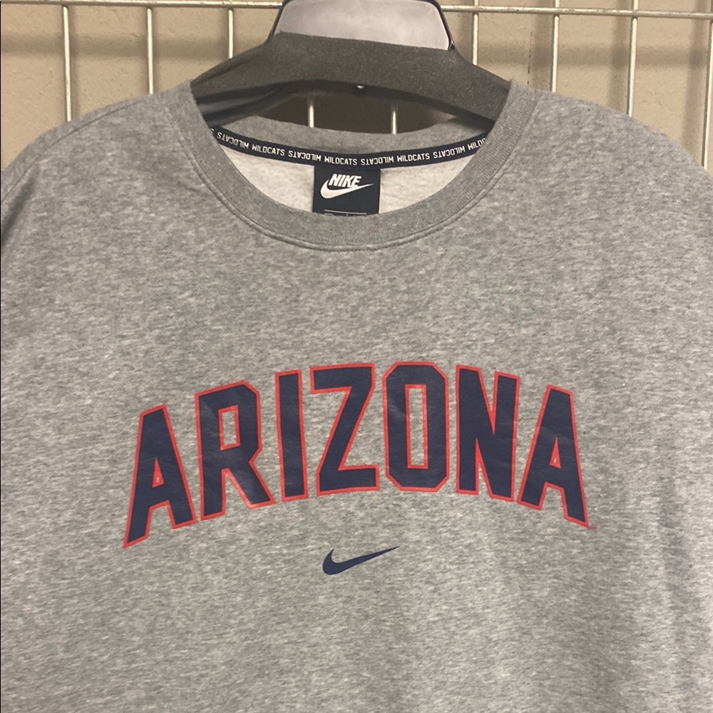 Nike Heather Gray Arizona Crewneck